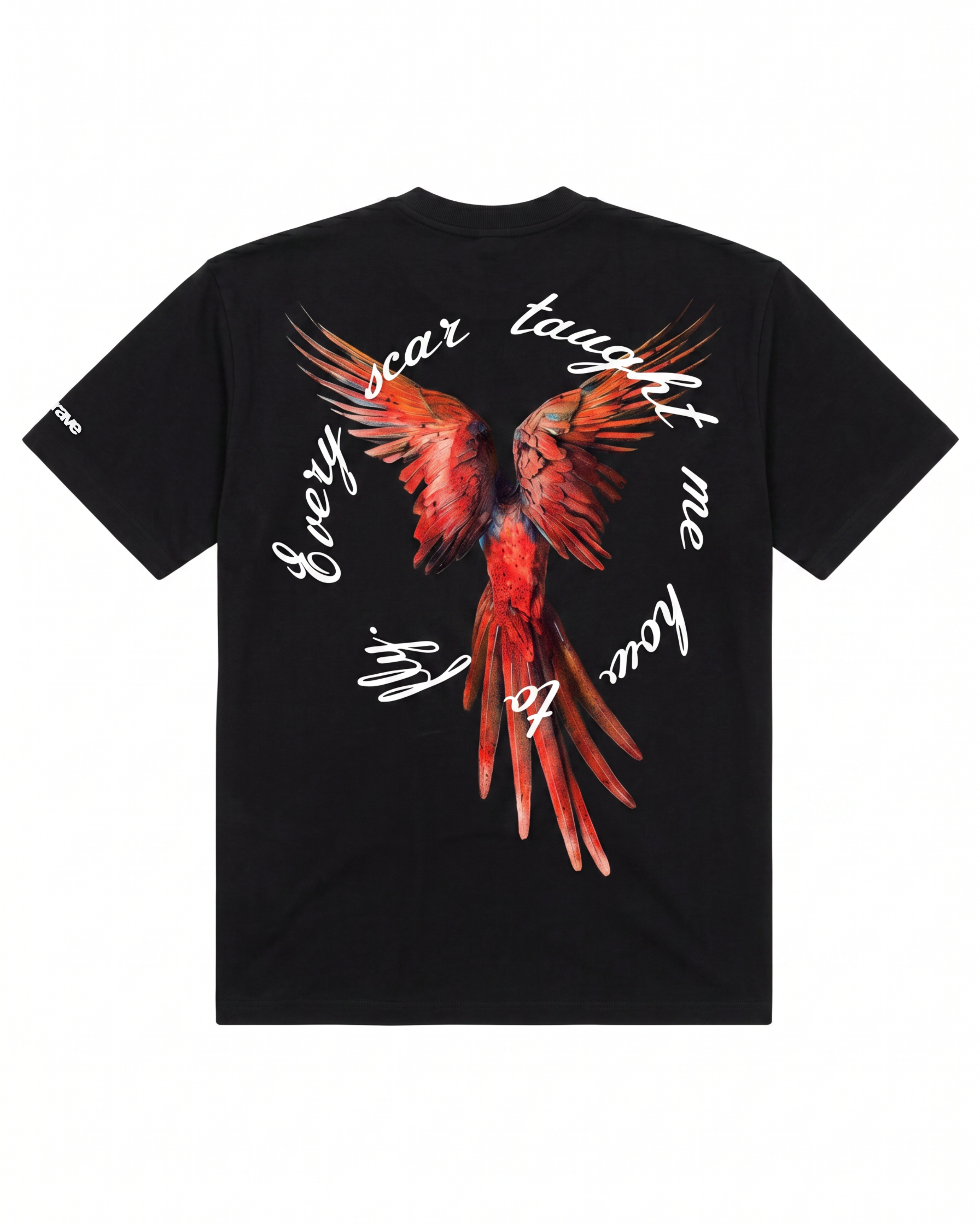 BLACK EMBER WINGS TEE