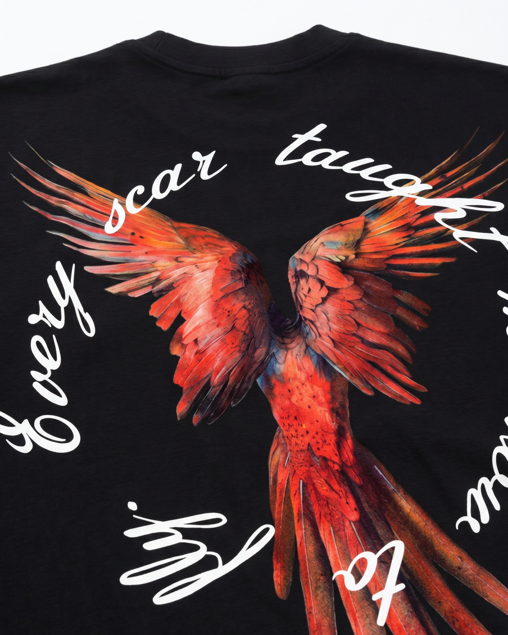 BLACK EMBER WINGS TEE