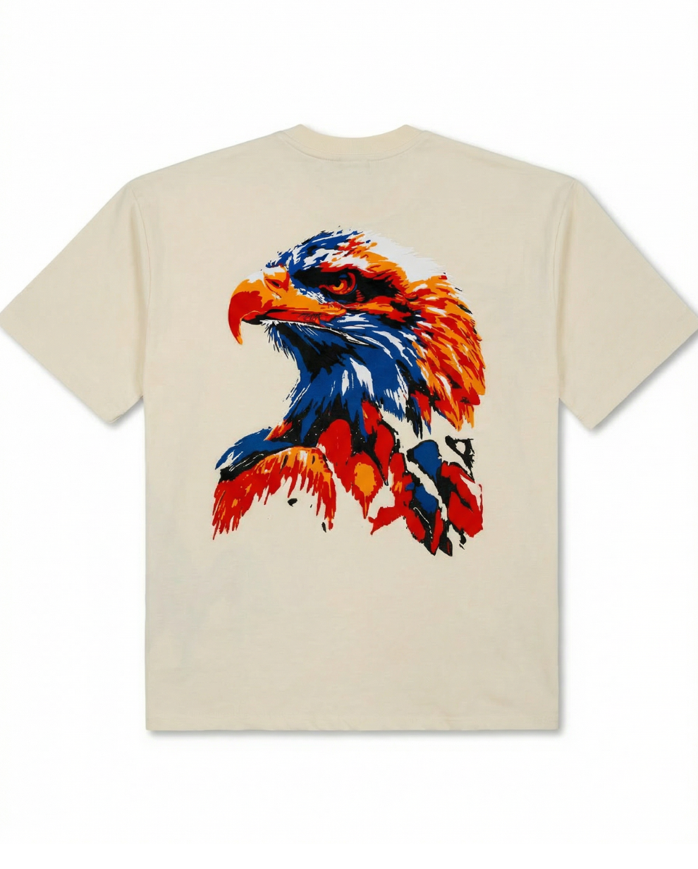 Cream White Eagle Claw Tee