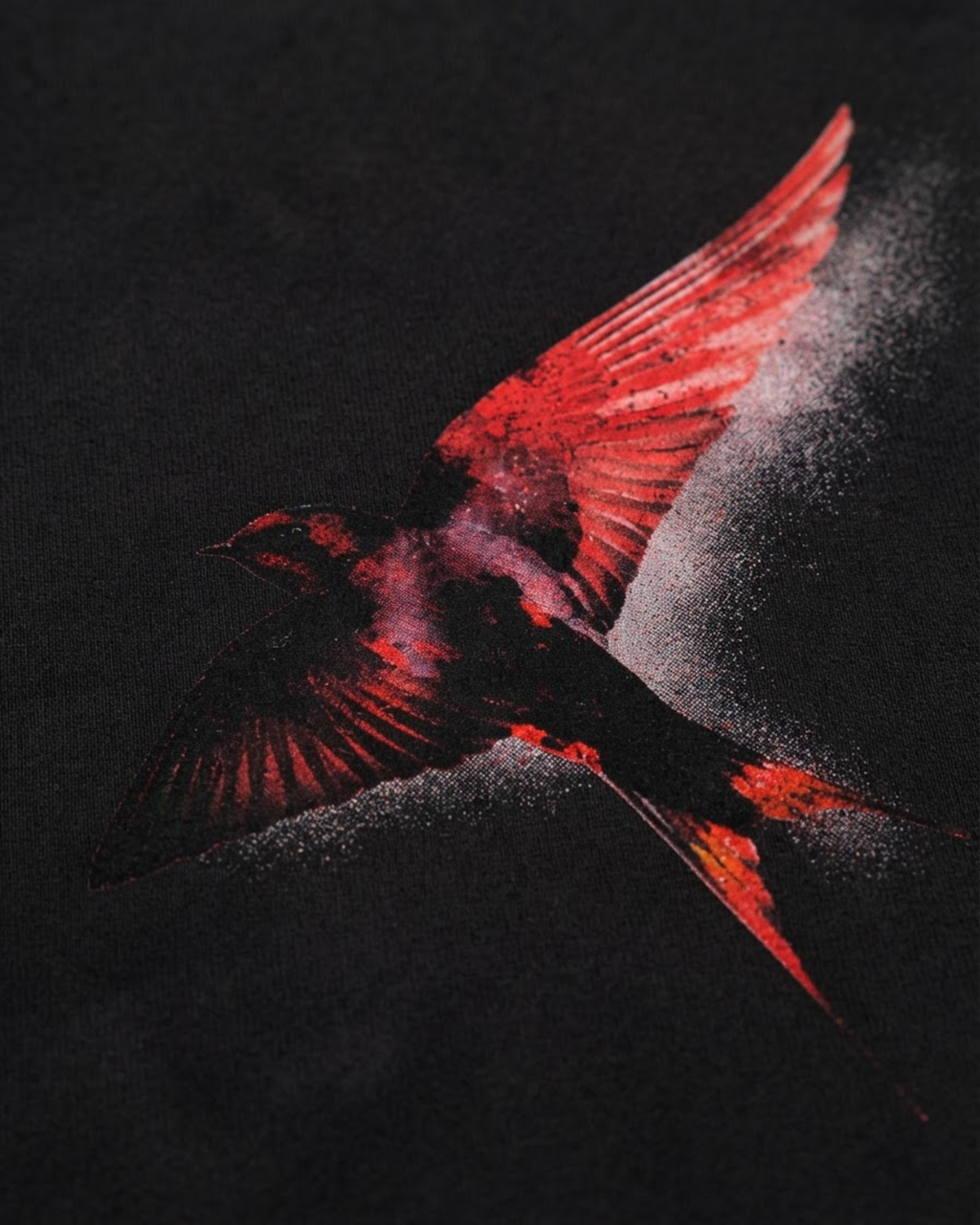 BLACK EMBER WINGS TEE
