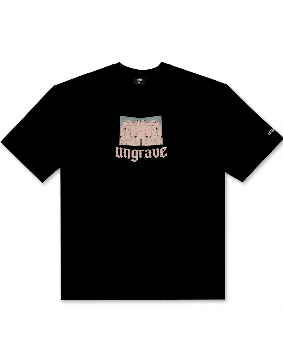 Black Script of Shadows Tee