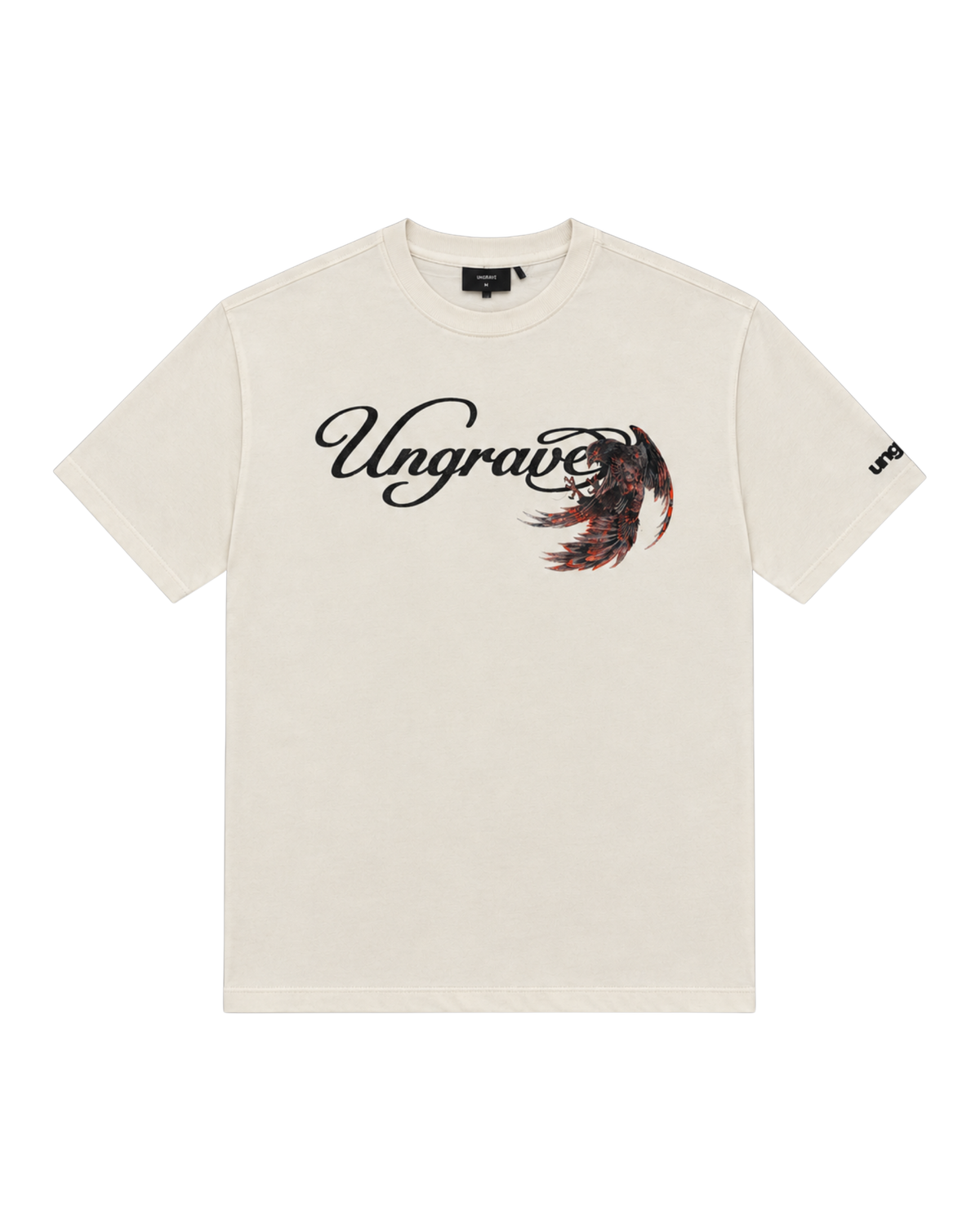 CREAM WHITE FALLEN WINGS TEE