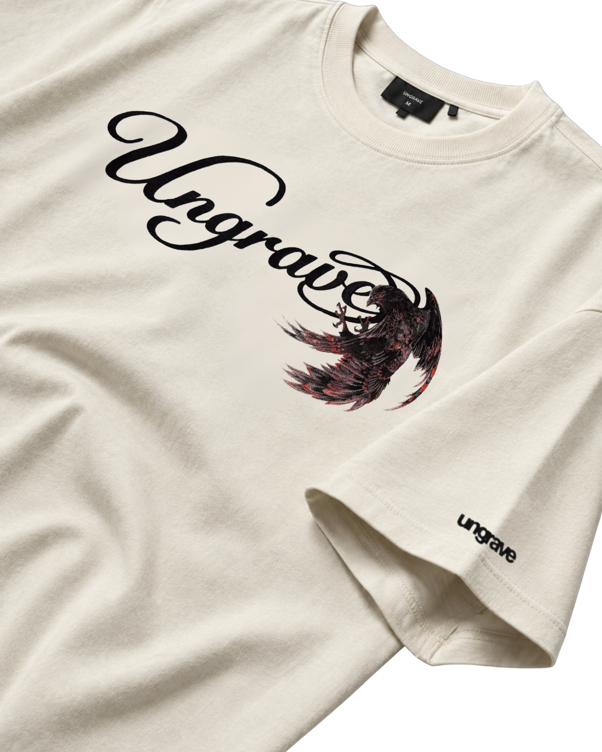 CREAM WHITE FALLEN WINGS TEE
