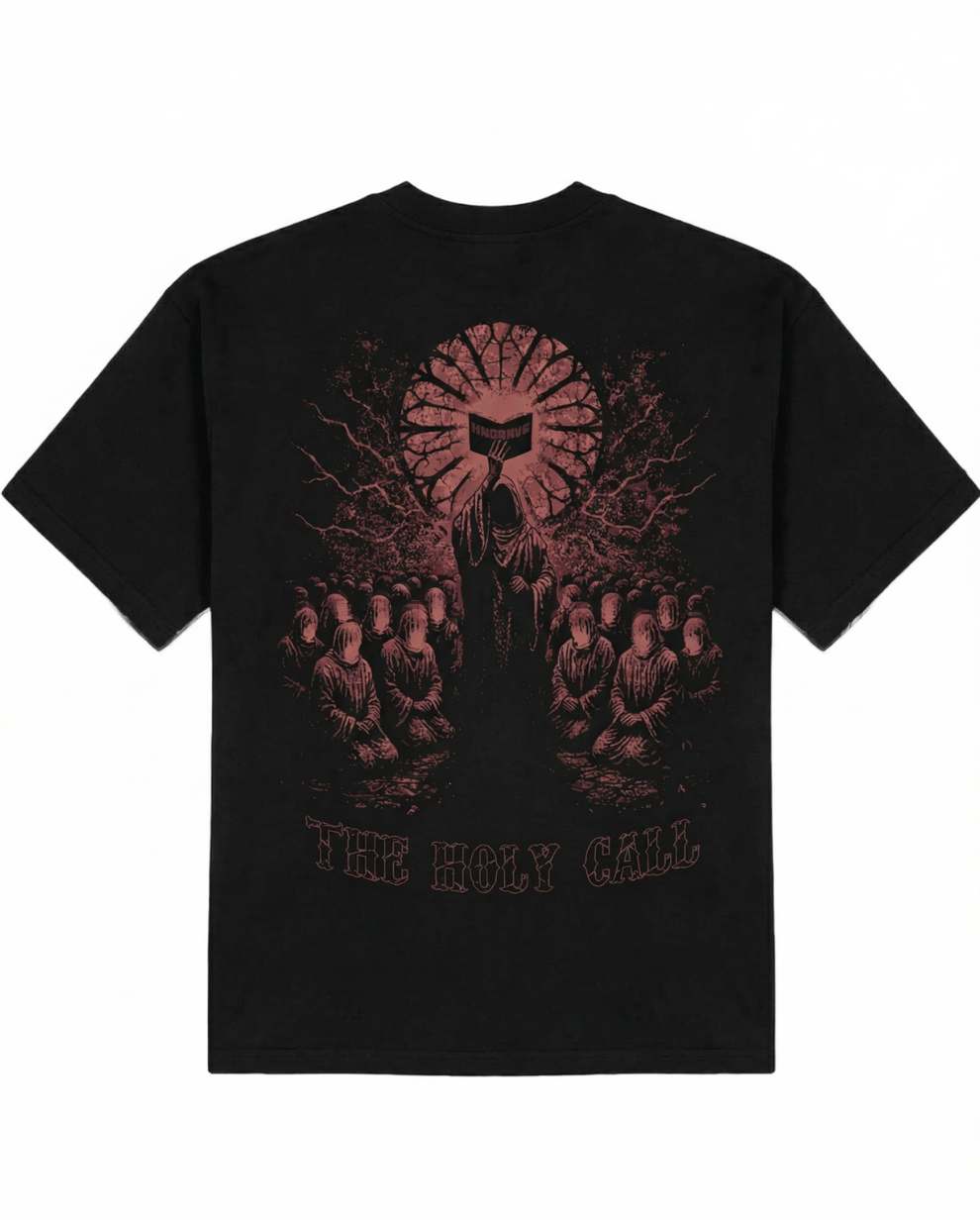 BLACK HOLY CALL TEE