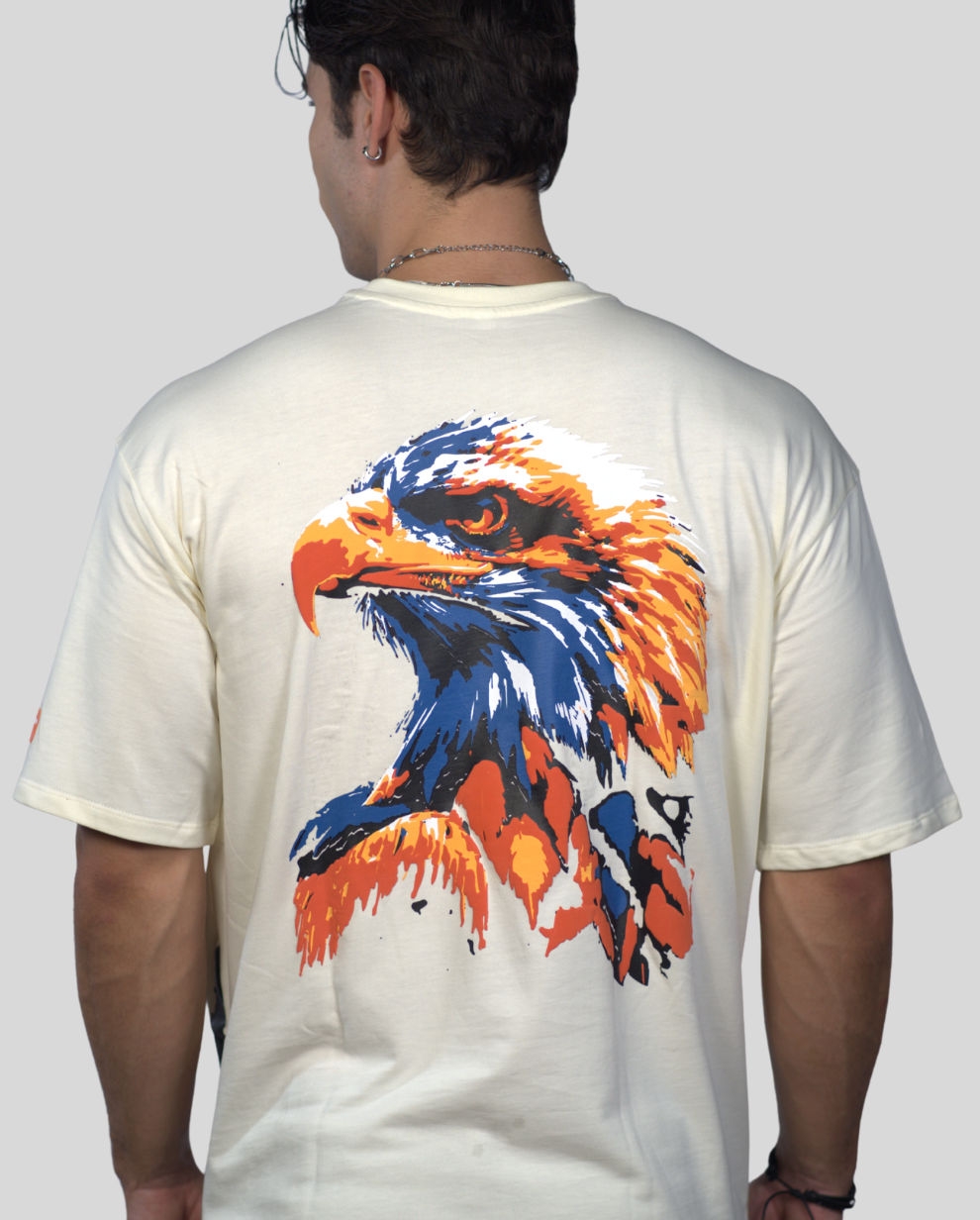 Cream White Eagle Claw Tee