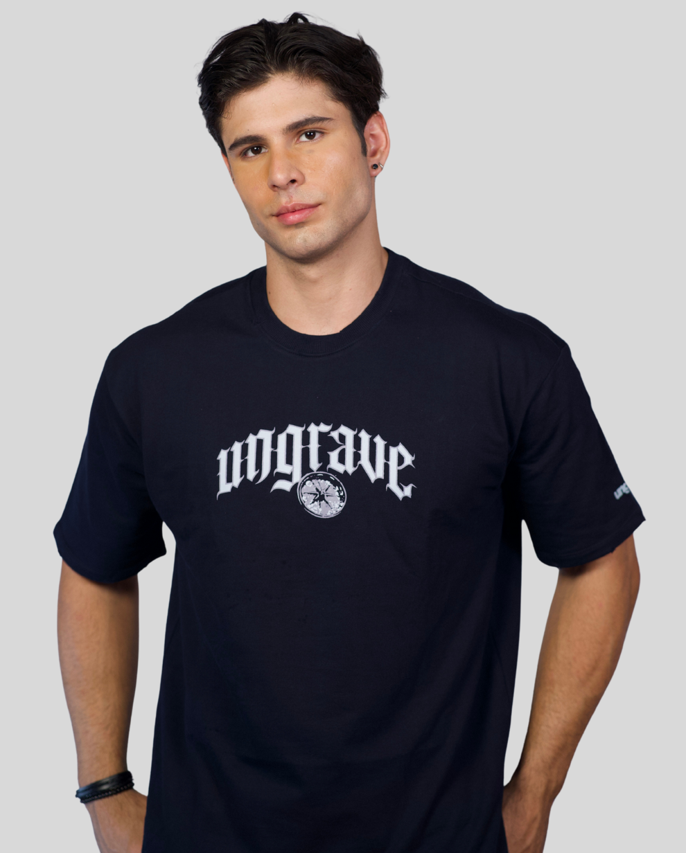 Navy Eclipse of Silence Tee