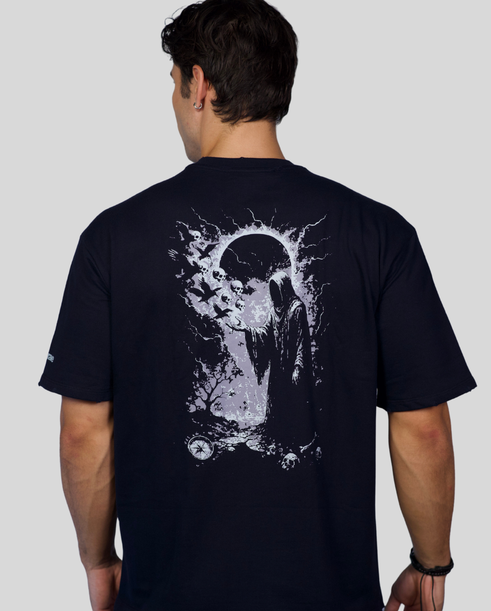 Navy Eclipse of Silence Tee