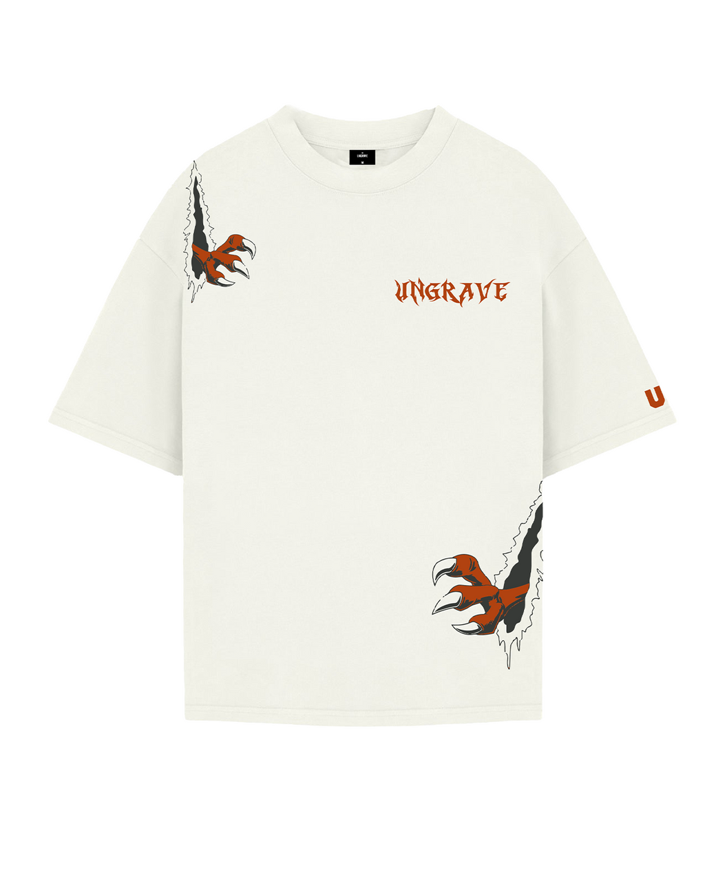 Cream White Eagle Claw Tee